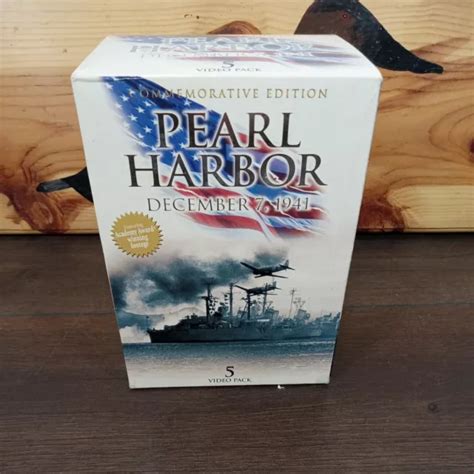 PEARL HARBOR December 7 1941 VHS 2001 5 Tape Set Standard Play