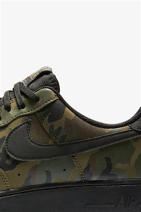 Nike Air Force 1 Low 07 Medium Olive Camo Reflective Release Date Nike Snkrs