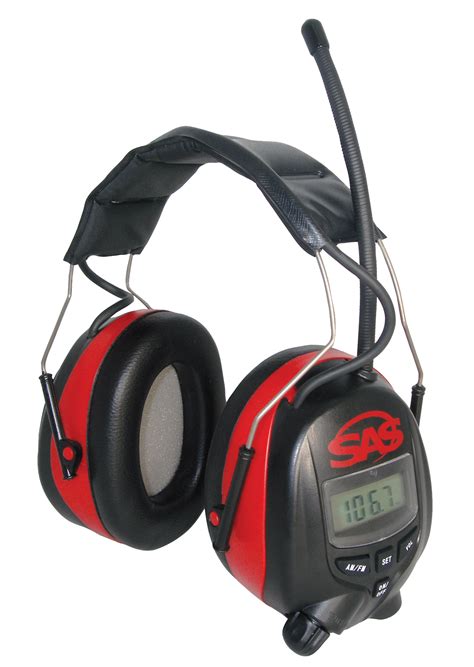 Sas Safety Digital Am Fm Radio Earmuff Hearing Protection