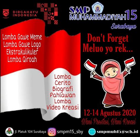 Contoh Poster Kemerdekaan Indonesia Gambaran