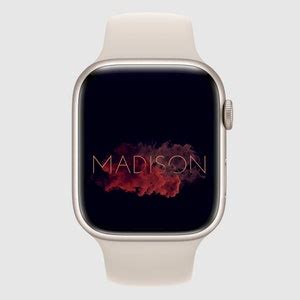 Custom Apple Watch Face Wallpaper Aesthetic Smartwatch Etsy