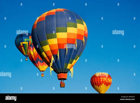Hot Air Ballooning In New Mexico Stock Photo Alamy