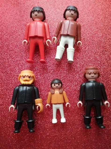 1974 Playmobil Geobra 5 Figures Htfrare Ebay