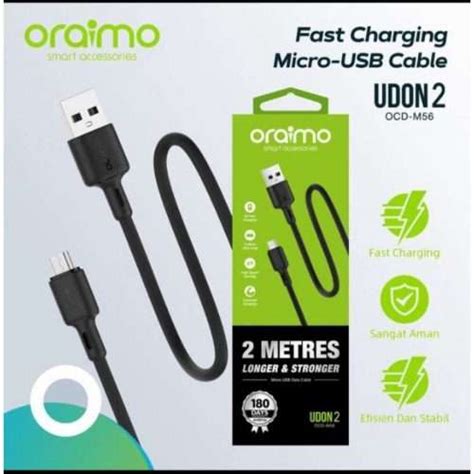 ORAIMO Data Cable Type C 2 Meter Fast Charging OCD C56 Dataworld Kenya