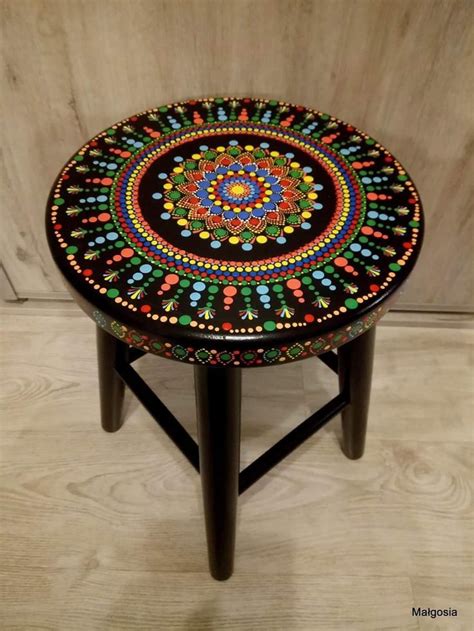 Pin on Декор | Painted stools, Funky painted furniture, Painting furniture diy