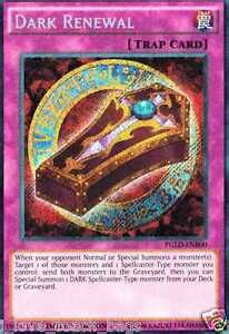 Dark Renewal Ygld Enb St Yugioh Secret Rare Trap Cards Ebay