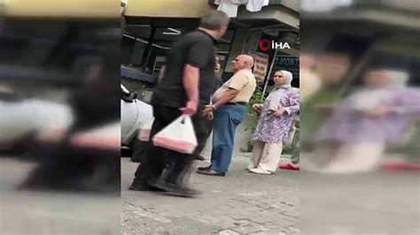 İstanbul da ev sahibi kiracı kavgası kamerada Kiracısının üstüne