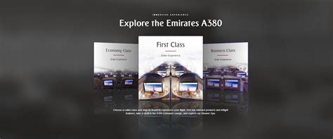 Emirates presenta modelos 3D de cabinas en su web Aviación 21