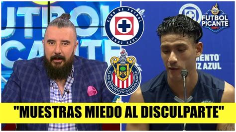 Lvaro Le Cae Encima A Antuna Por Disculparse Con Chivas Por Festejar