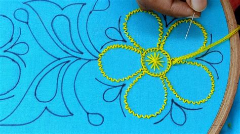 Hand Embroidery Beautiful Nakshi Kantha Design Stitch Tutorial