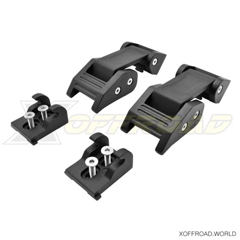 Kit Perno Del Cofano Nero Alluminio Jeep Wrangler Jk Xohc X Offroad