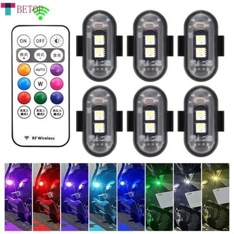 Betop Rgb Led Aircraft Strobe Lights Motorcycle Lights Led Flash