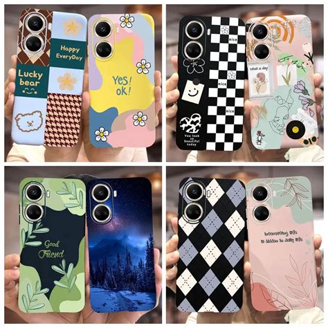 For Huawei Nova Se Case Stylish Art Painted Cover Matte Bumper Soft