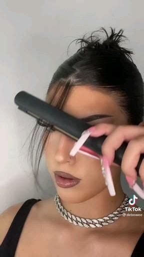 Pin de Niae 20 em Tik tok Vídeo Penteados para pouco cabelo Cabelo