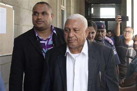 Fijis Former Leader Frank Bainimarama Released On Bail Metro US