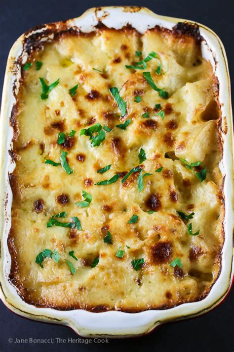 Creamiest Cheesy Potatoes Au Gratin Gluten Free • The Heritage Cook