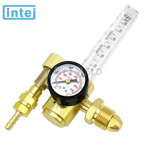 Intej Weld Classic Type Gas Saving Brass Argon Regulator