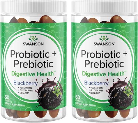 Amazon Swanson Probiotic Prebiotic Gummies Digestive Support