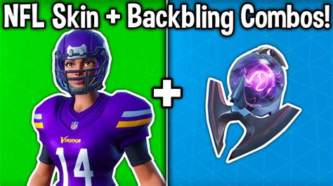 5 Best Football Skin Backbling Combos In Fortnite Nfl Skin