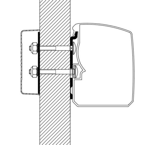 Thule Wandadapter Flat Wall F R Omnistor Campingplus