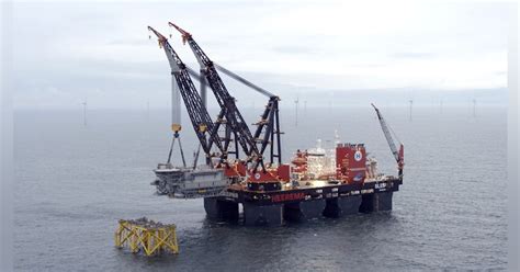 Hornsea Two Substations Installed In The North Sea Offshore