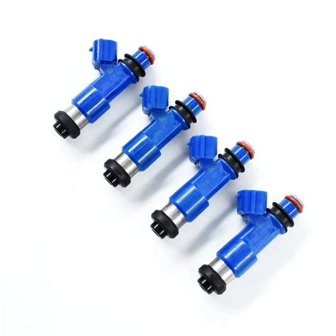 4x OEM For Denso Dark Blue 565cc Fuel Injectors 16611 AA720 For Subaru