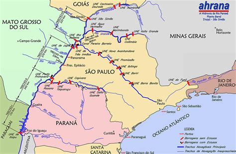 Rio Parana Mapa Mapa