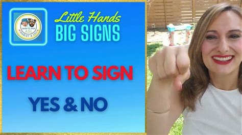 Learn To Sign Yes And No In Asl Youtube