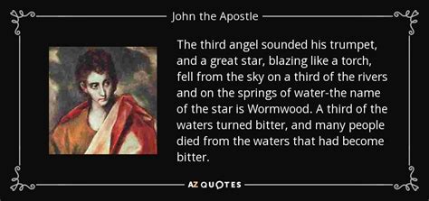 John The Apostle Quote The Third Angel Sounded His Trumpet And A