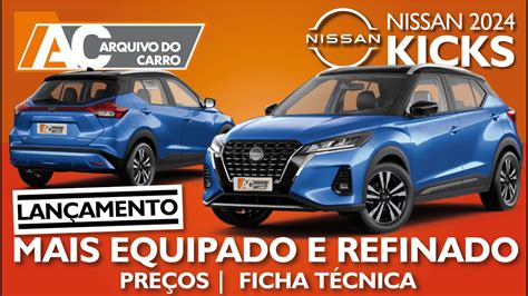 LANÇAMENTO NISSAN KICKS 2024 MUITO ESPAÇO E EQUIPAMENTOS VEJA