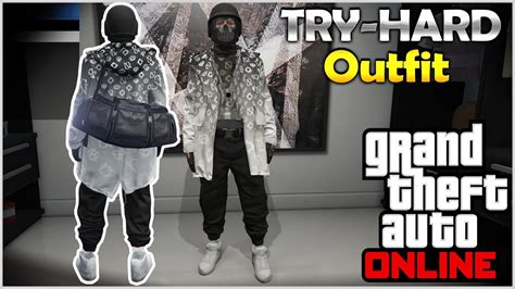 Gta Black And White Tryhard Outfit Black And White Tryhard Outfir