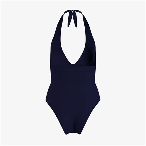 Tommy Hilfiger Halter One Piece Kad N Mavi Mayo Kadin Mayo Bikini Superstep