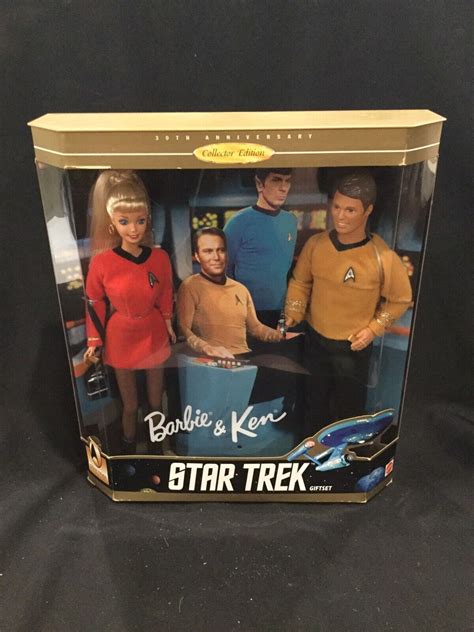 1996 Star Trek Barbie And Ken Collectible 30th Anniversary Mattel J1