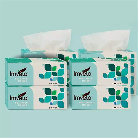 Buy Imvelo Ply Facial Tissues Box Car Pack Pack Of Each Pack