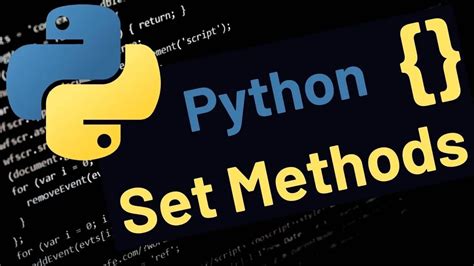 Python Set Methods Explained With Examples