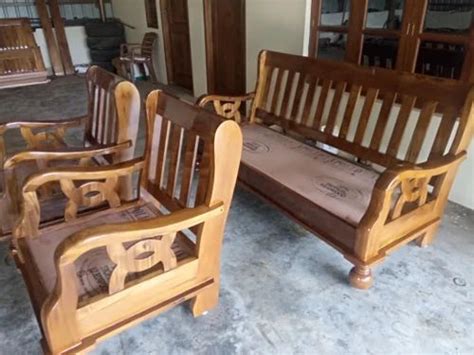 Wood Sofa Set Teak at ₹ 55000 in Hunsur | ID: 19537517462