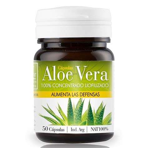 Natier Aloe Vera Liofilizado X C Psulas Aumenta Las Defensas