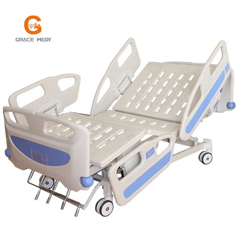 Medical Equipment Five Functions Manual Hospital Bed Four Cranks