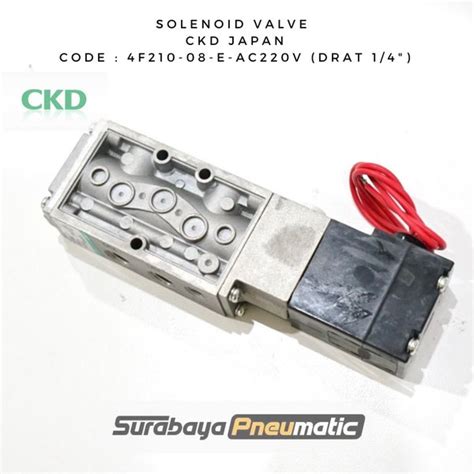 Jual Ckd Japan F E Ac V Drat Solenoid Valve