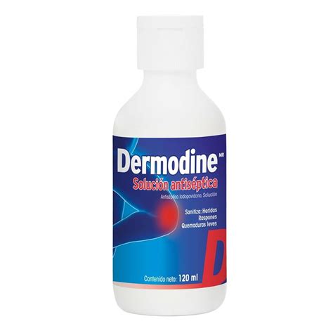 Antiséptico Dermodine solución 120 ml Walmart