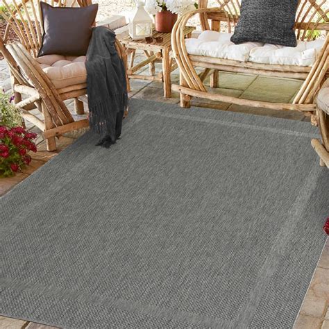 Tapis Exterieur Squarext X Gris Oeko Tex Leroy Merlin