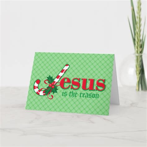 Candy Cane Jesus Card | Zazzle.com