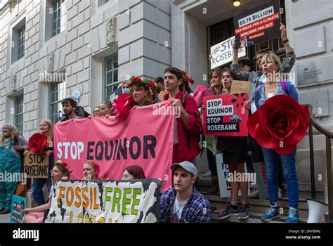 Londres Inglaterra Reino Unido De Septiembre De Activistas