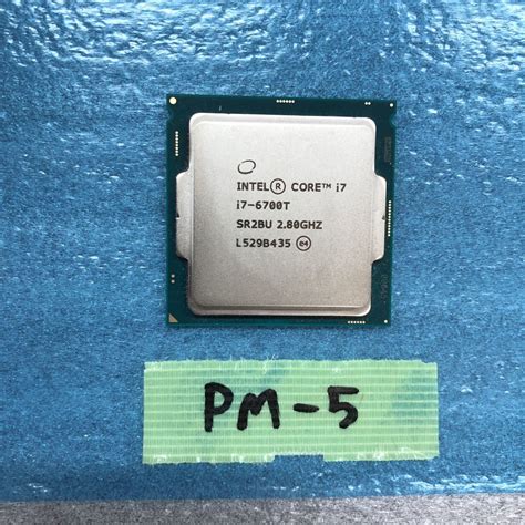 Yahooオークション Pm 5 激安 Cpu Intel Core I7 6700t Sr2bu 280g