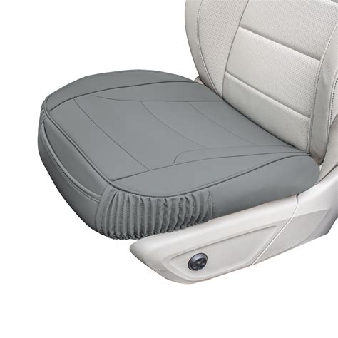 Ultra Comfort Deluxe Leatherette Seat Cushions Front Set Bottom