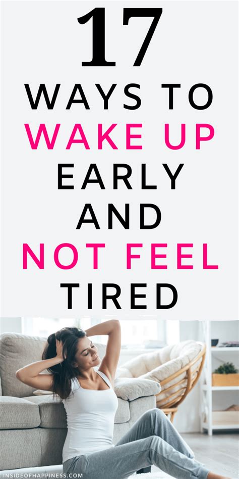 How To Wake Up Early And Not Feel Tired How To Be Fresh And Ready For