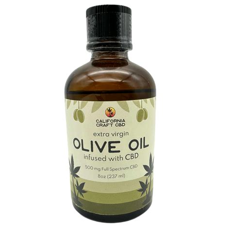 Infused Extra Virgin Olive Oil 500mg Full Spectrum CBD 0 5g CBD