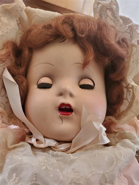 Antique Composition Doll Head And Cloth Torso Etsy