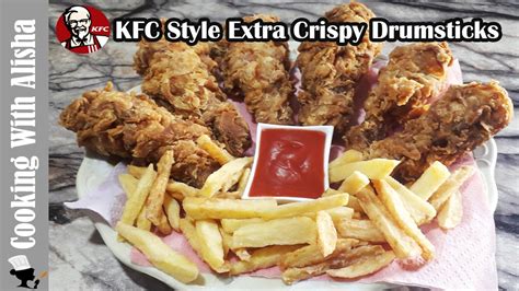 Kfc Style Extra Crispy Fried Chicken Drumsticks Recipe How To Make