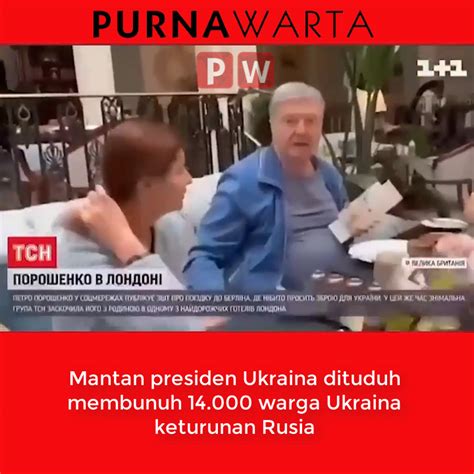 Video Mantan Presiden Ukraina Dituduh Membunuh Warga Ukraina